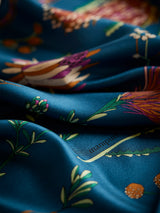 <シルクスカーフ65>ネイティブフラワー