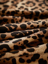 <シルクスカーフ65> レオパード