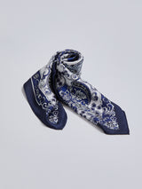 <Silk Scarf 65> Gothic