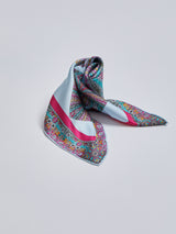 <シルクスカーフ65>ダイアモンド