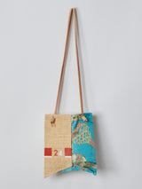 <プリントトートバッグS>ラフィア ウィッカーボトル