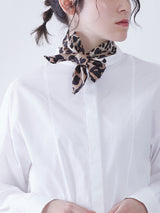 <シルクスカーフ65> レオパード