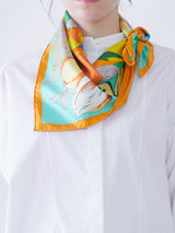 <シルクスカーフ65> トロピカル