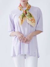 SILK SCARF 88 / FRUIT BASKET