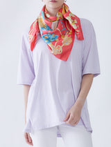 SILK SCARF 88 / FRUIT BASKET