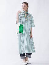 PRINT TOTE BAG S / RAFFIA GEOMEDOT