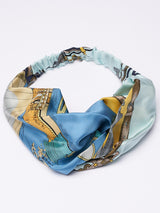 HAIR ACCESSORY / CROSS SCARF HAIR BAND DOUBLE