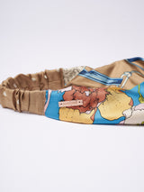 HAIR ACCESSORY / CROSS SCARF HAIR BAND DOUBLE