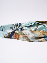 HAIR ACCESSORY / CROSS SCARF HAIR BAND DOUBLE