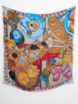 <ウールシルクストール120>コーヒー