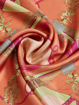 <シルクスカーフ65> フラワーバルーン