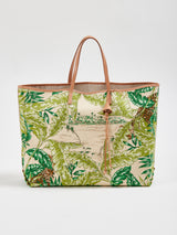 <舟形トートバッグLL>サファリ