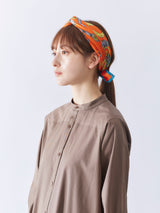 SILK SCARF 88 / DOT STRIPE BELT