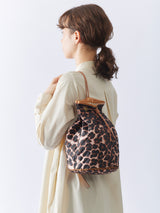 ONE SHOULDER BACKPACK / LEOPARD PEG