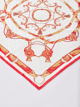 SILK SCARF 65 / JACQUARD WOVEN CLASSIC BELT