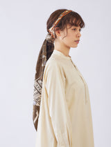 <レザー付きシルクスカーフ88> ルーフトップビュー