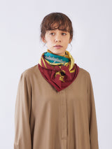 WOOL SILK CASHMERE STOLE 88 / BYCICLE