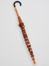 <晴雨兼用長傘>レオパードベグ