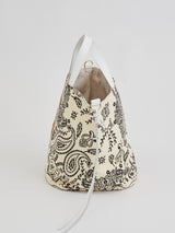 <バケツトートバッグM>レオパードカレイドバンダナ