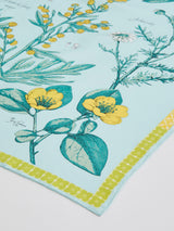 <シルクスカーフ65> アンティークフラワー