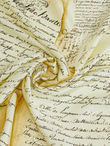 <シルクスカーフ65> レター