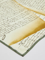 <シルクスカーフ65> レター