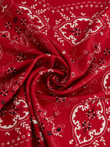 SILK SCARF 65 / PAYSLEY BANDANA
