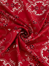 SILK SCARF 88 / PAYSLEY BANDANA