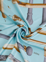 <シルクスカーフ88> ステッキ