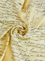 SILK SCARF 88 / LETTER