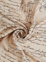 SILK SCARF 88 / LETTER