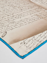 SILK SCARF 88 / LETTER