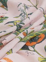 <Cotton Silk Stole 120> Antique Flower