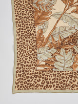 <Cotton Silk Stole 120> Safari