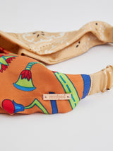 <ヘアアクセサリー>クロススカーフヘアバンドダブル