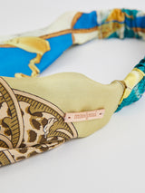 HAIR ACCESSORY / CROSS SCARF HAIR BAND DOUBLE