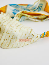 HAIR ACCESSORY / CROSS SCARF HAIR BAND DOUBLE