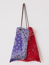 PRINT TOTE BAG L / PAISLEY BANDANA