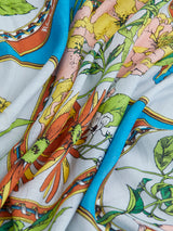 <コットンシルクストールポンポン120>サークルフラワー