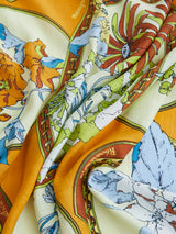 <コットンシルクストールポンポン120>サークルフラワー