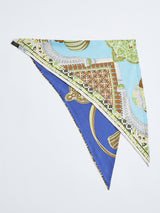 <三角スカーフラージ>タッセルレオパード