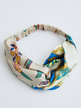 HAIR ACCESSORY / CROSS SCARF HAIR BAND DOUBLE