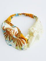 HAIR ACCESSORY / CROSS SCARF HAIR BAND DOUBLE