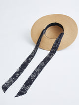 <カンカン帽> BG5ペイズリーバンダナ