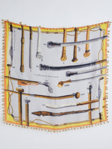 COTTON SILK STOLE WITH POMPOM 120 / STICK