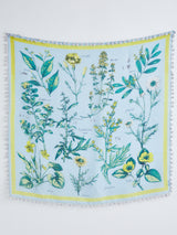 <コットンシルクストールポンポン120>アンティークフラワー