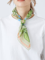 COTTON SCARF 65 / ANTIQUE FLOWER
