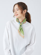 COTTON SCARF 65 / ANTIQUE FLOWER