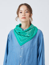 COTTON SCARF 65 / PAYSLEY BANDANA