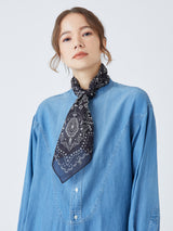 COTTON SCARF 65 / PAYSLEY BANDANA